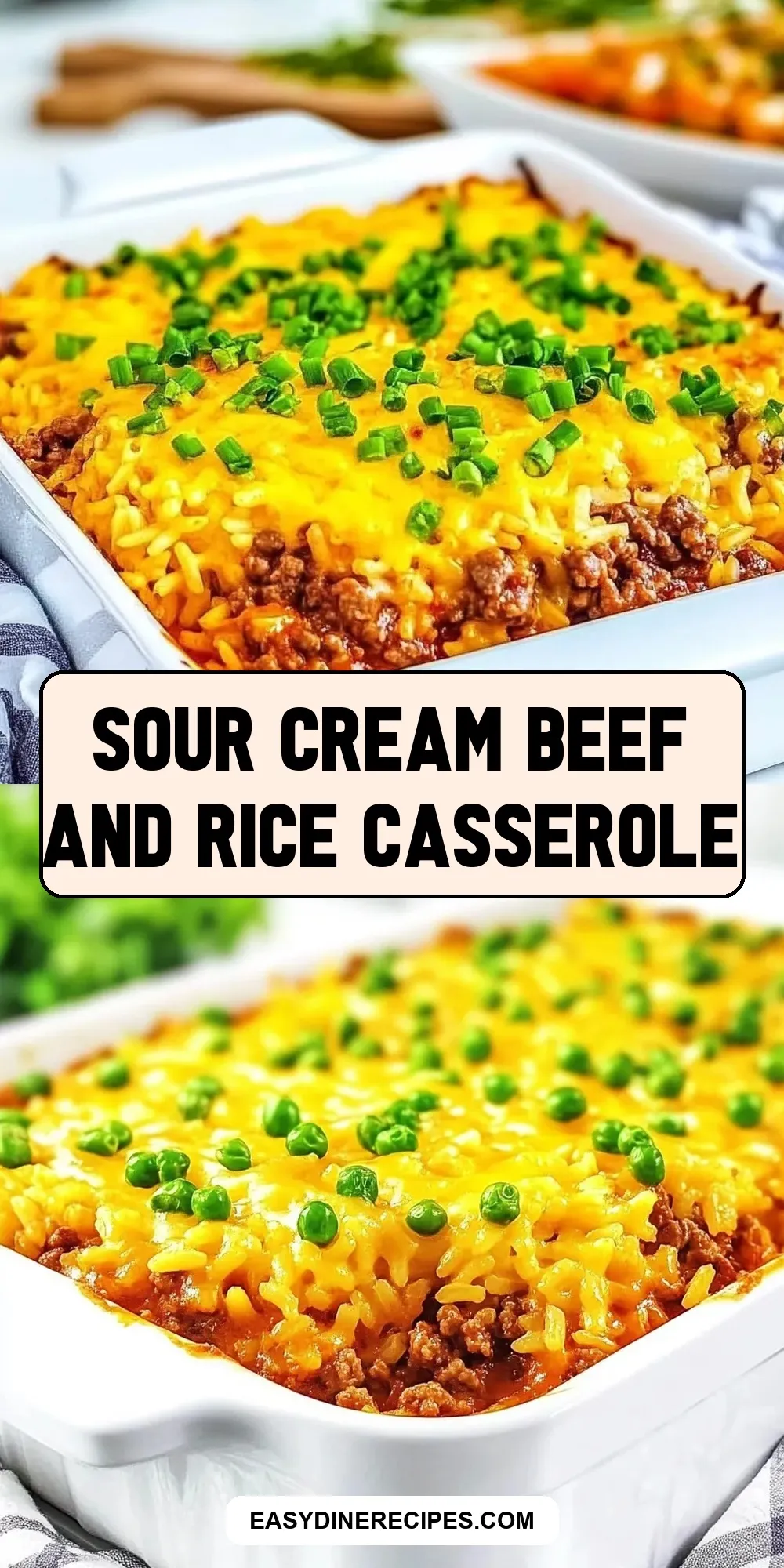 Easy Sour Cream Beef And Rice Casserole Recipe