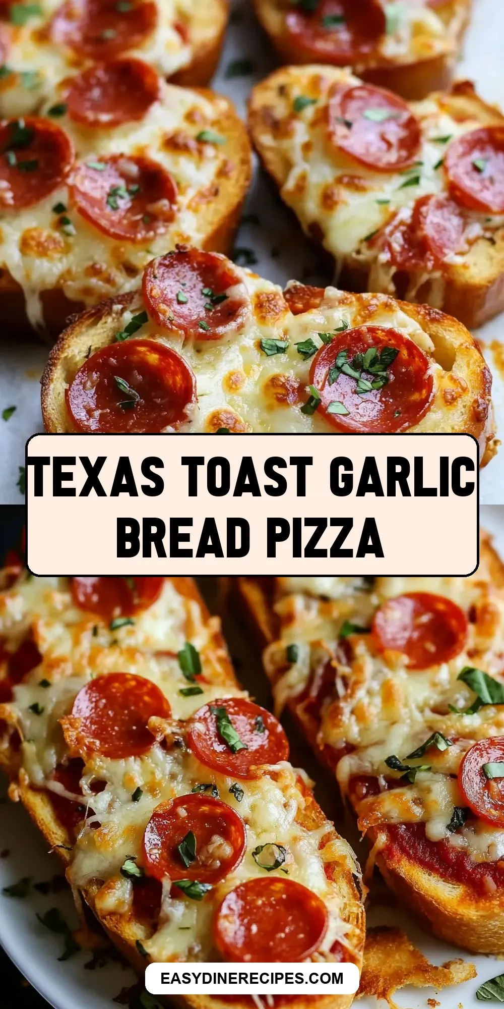 How To Make Creamy Texas Toast Garlic Bread Pizza
