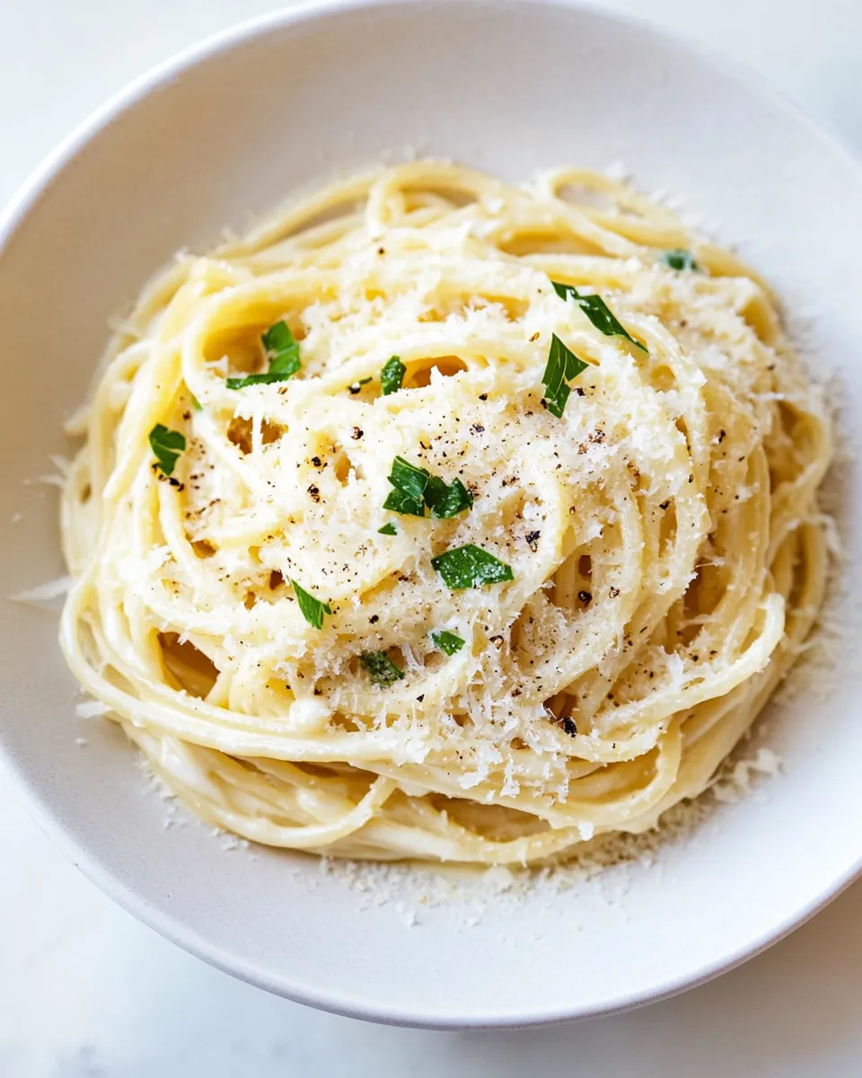 Easy 15 Minute Creamy Garlic Pasta photo