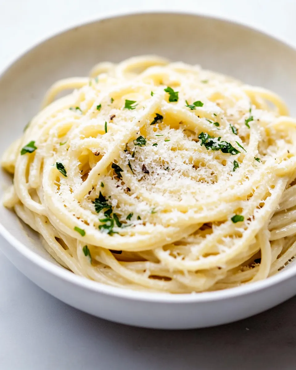 Quick 15 Minute Creamy Garlic Pasta recipe photo
