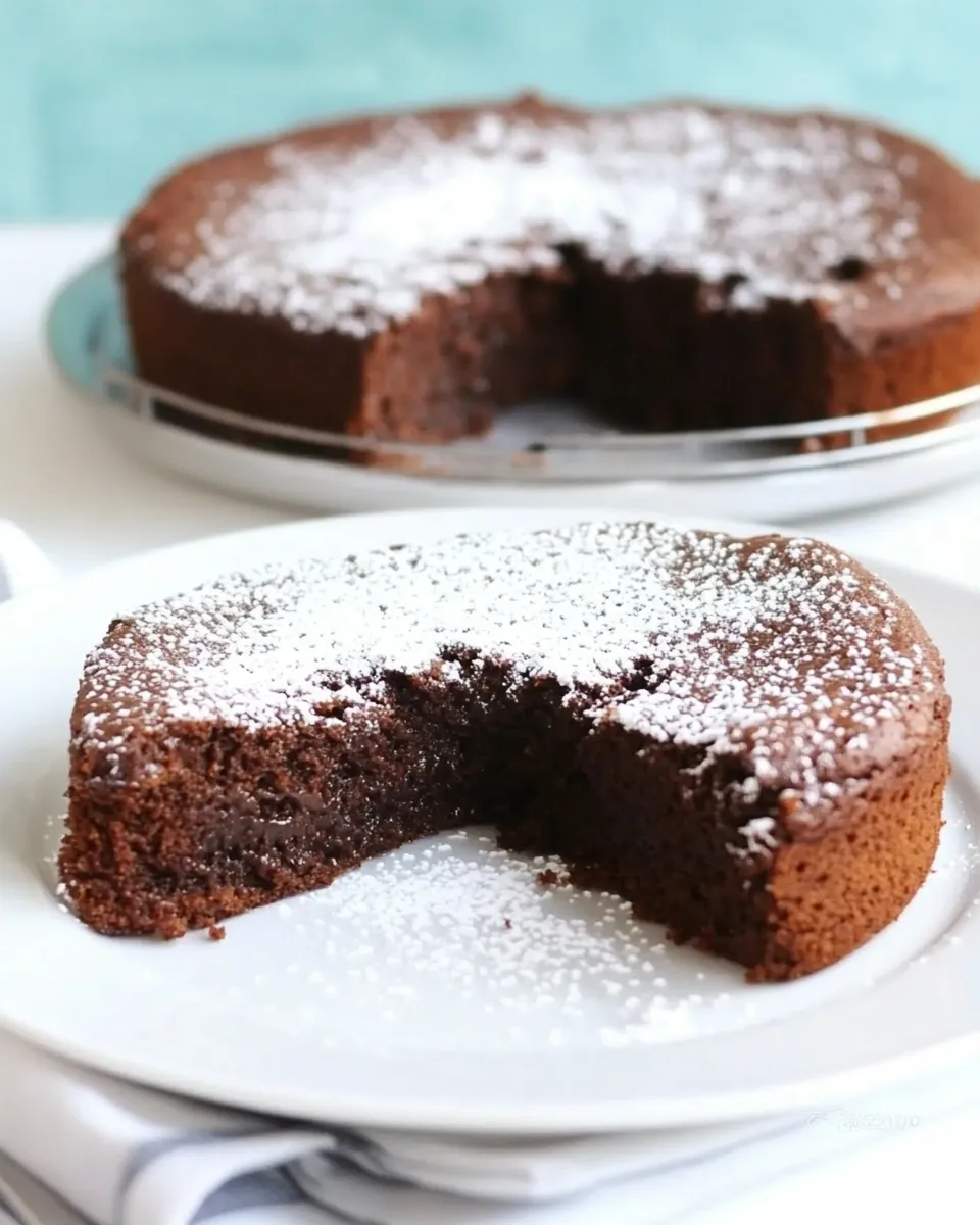 Perfect 2-Ingredient Nutella Cake shot