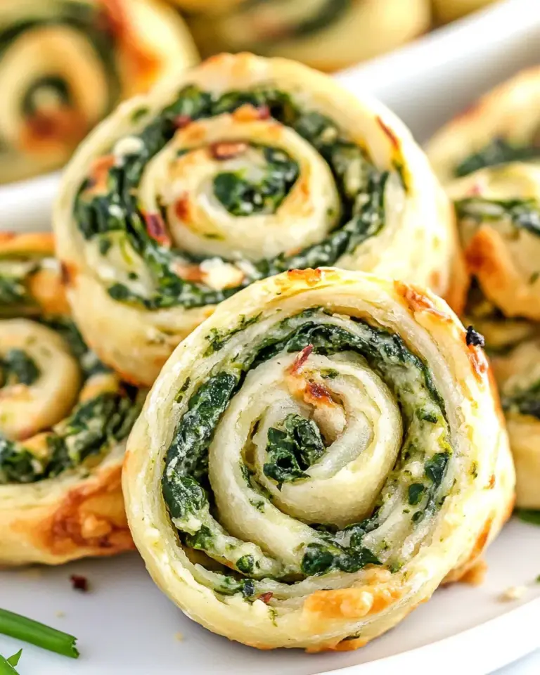 Easy 3-Ingredient Spinach Dip Pinwheels photo