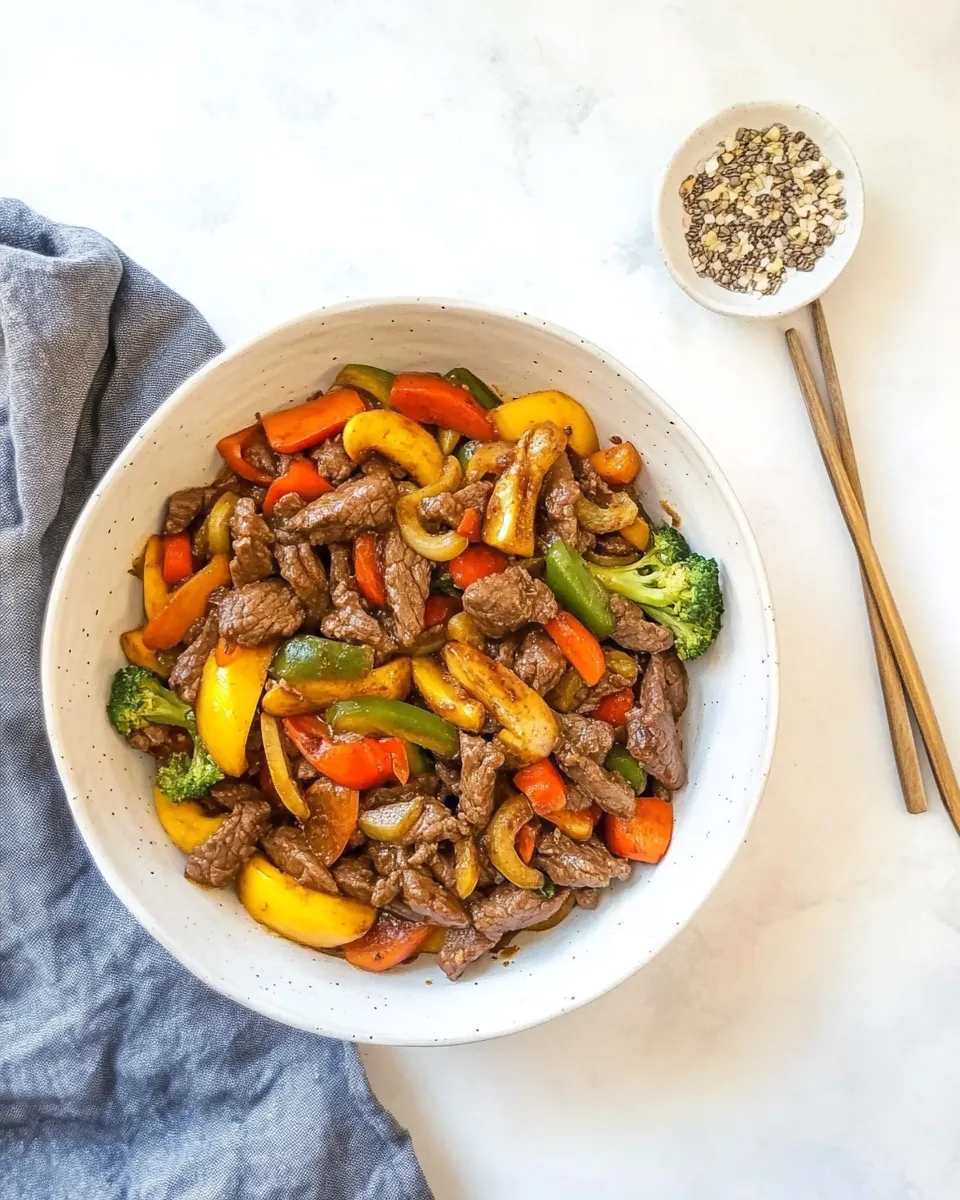 Delicious 30-Minute Paleo Beef Stir Fry Recipe shot