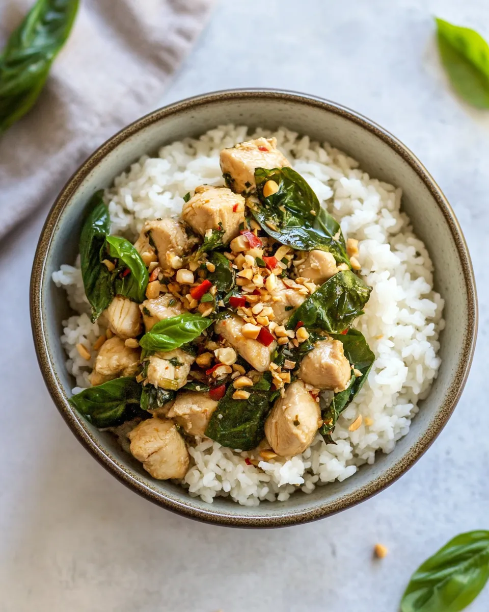 Delicious 30-Minute Thai Basil Chicken (Pad Krapow Gai) image