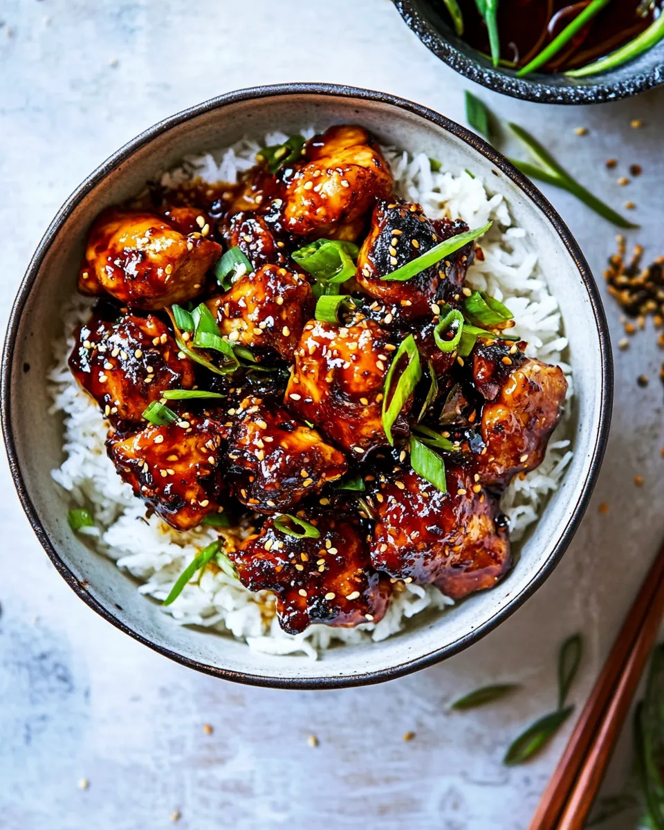 Homemade 30 Minute Honey Garlic Chicken. recipe image