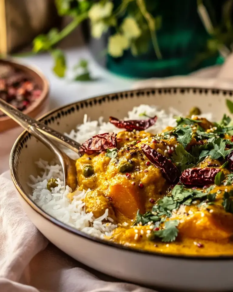 Savory 30 Minute Indian Chicken Sweet Potato Curry. photo