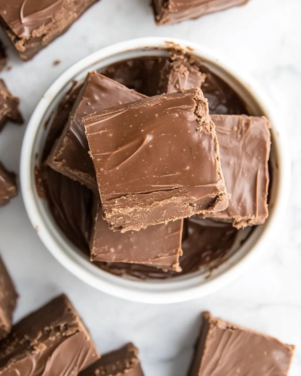 Homemade 3 Ingredient Fudge recipe photo
