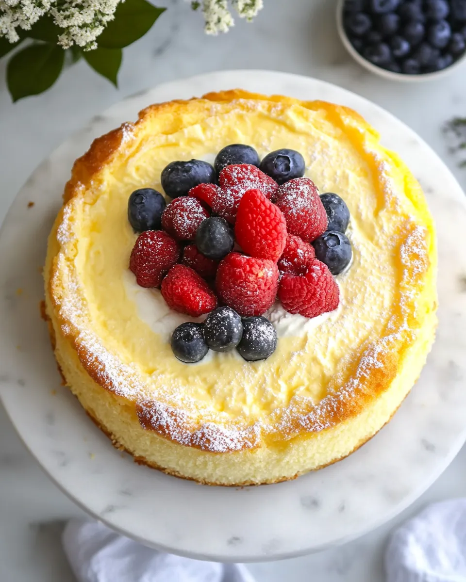 Easy 4 Ingredients Greek Yogurt Cake photo