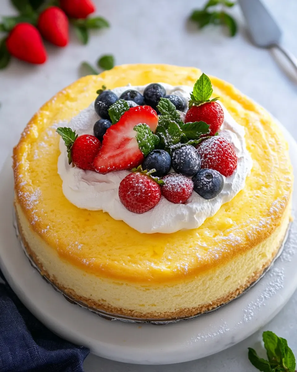 Quick 4 Ingredients Greek Yogurt Cake shot