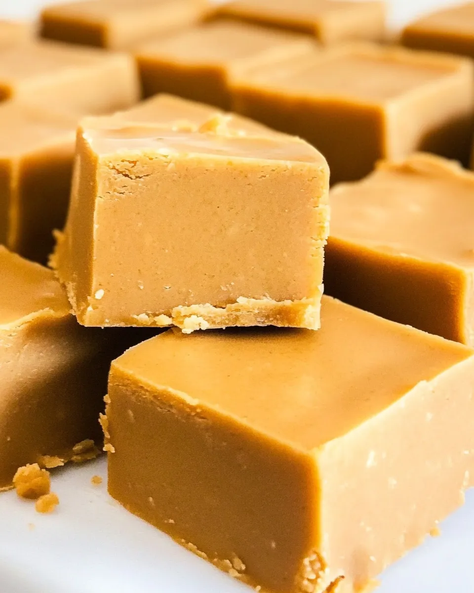 Homemade 5-Minute Peanut Butter Fudge dish photo