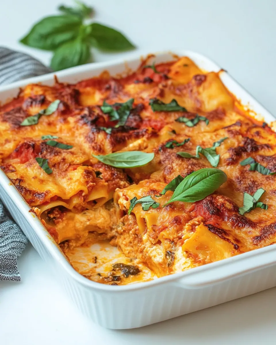 Easy A Nice Cheese Lasagna recipe photo
