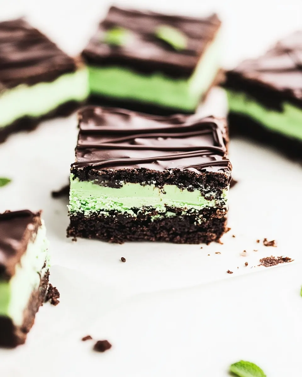 Delicious Absolute Best Mint Brownies image