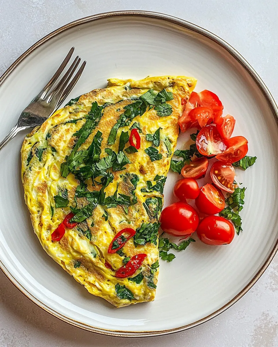 Easy Air-Fryer Omelet recipe photo