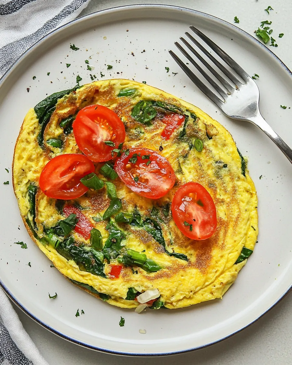 Delicious Air-Fryer Omelet shot