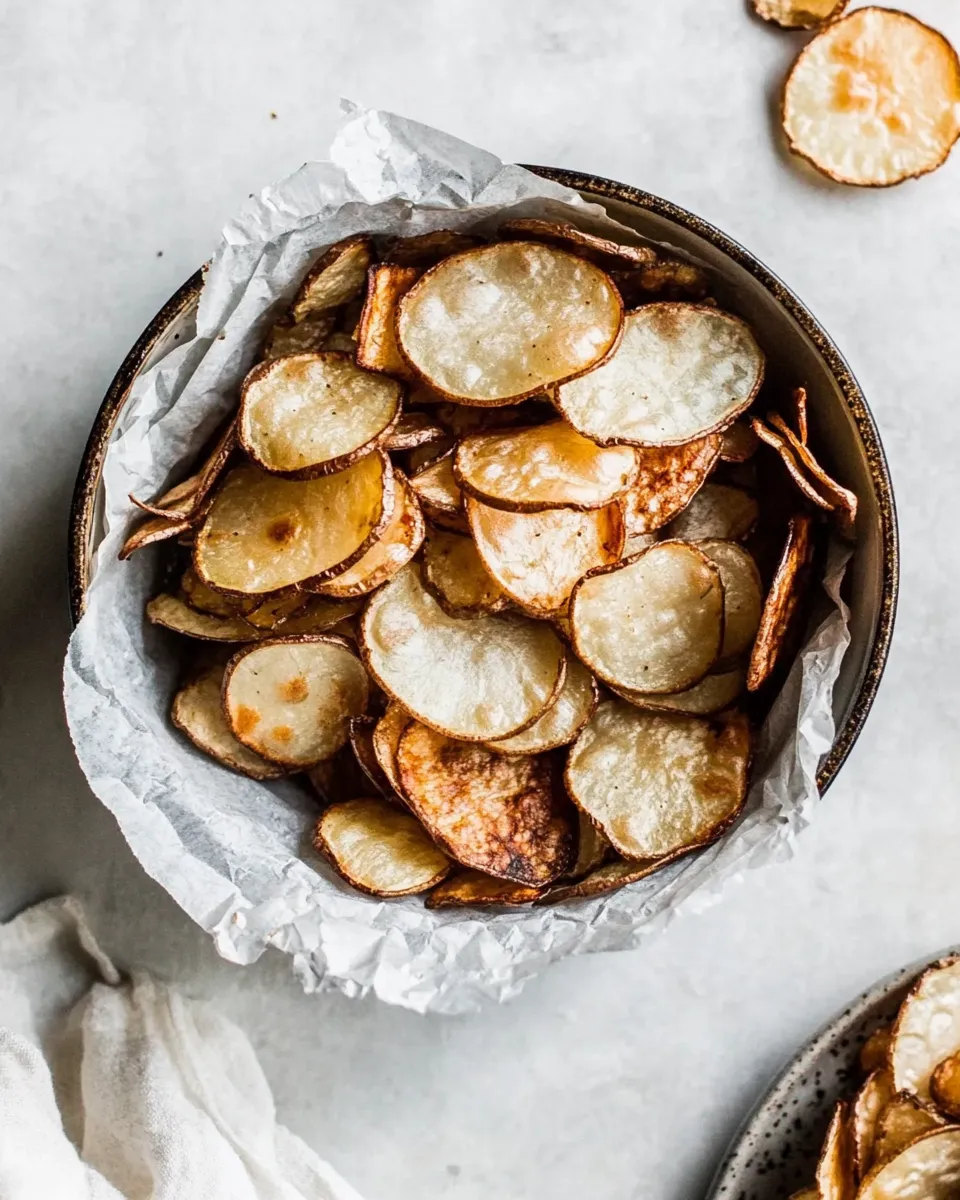 Homemade Air-Fryer Potato Chips photo