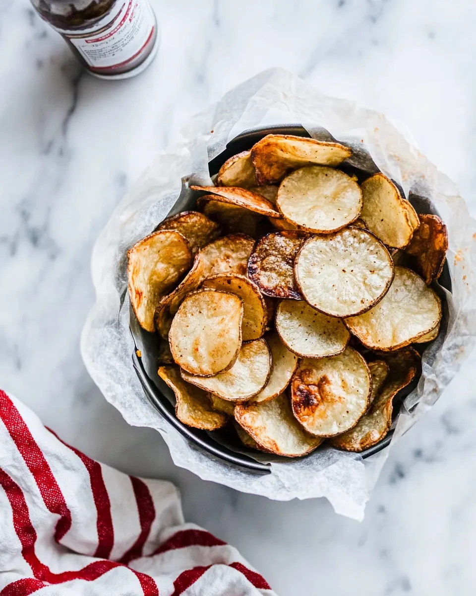 Easy Air-Fryer Potato Chips recipe photo