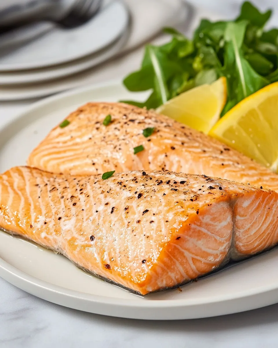 Delicious Air-Fryer Salmon With Skin image