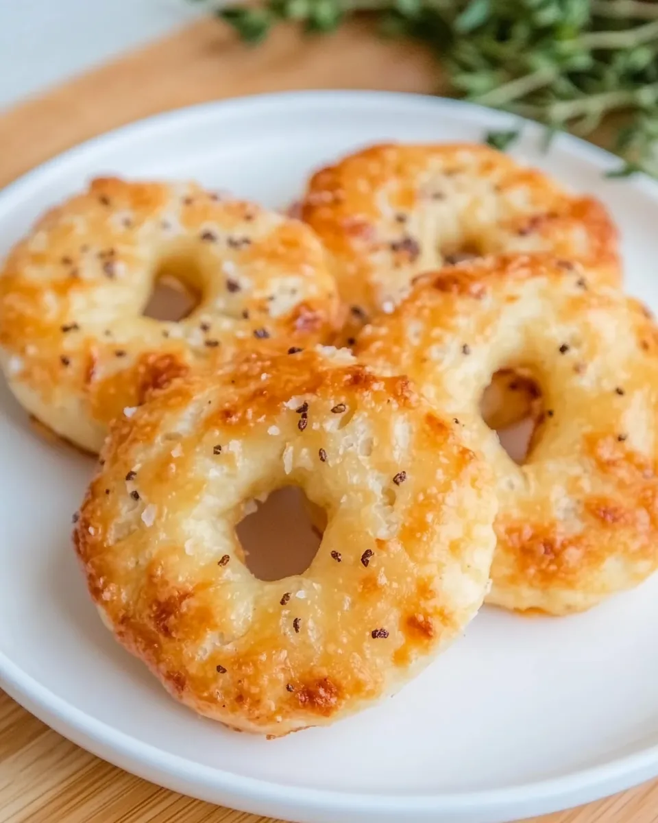 Savory Air Fryer Bagel Bites dish photo