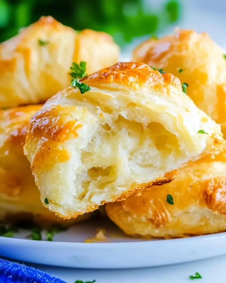 Easy Air Fryer Cheesy Garlic Crescent Rolls photo