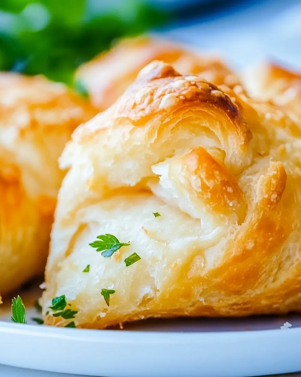 Homemade Air Fryer Cheesy Garlic Crescent Rolls dish photo