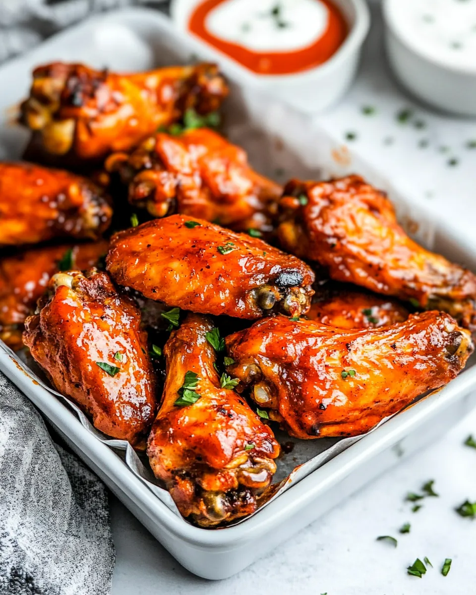 Savory Air Fryer Chicken Wings dish photo