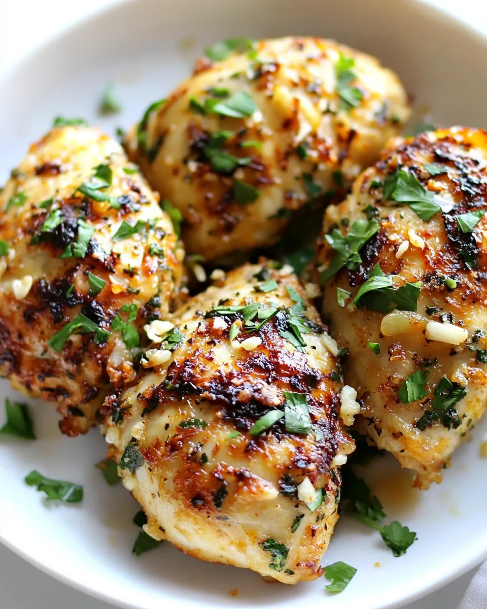 Quick Air Fryer Garlic Parmesan Chicken recipe photo