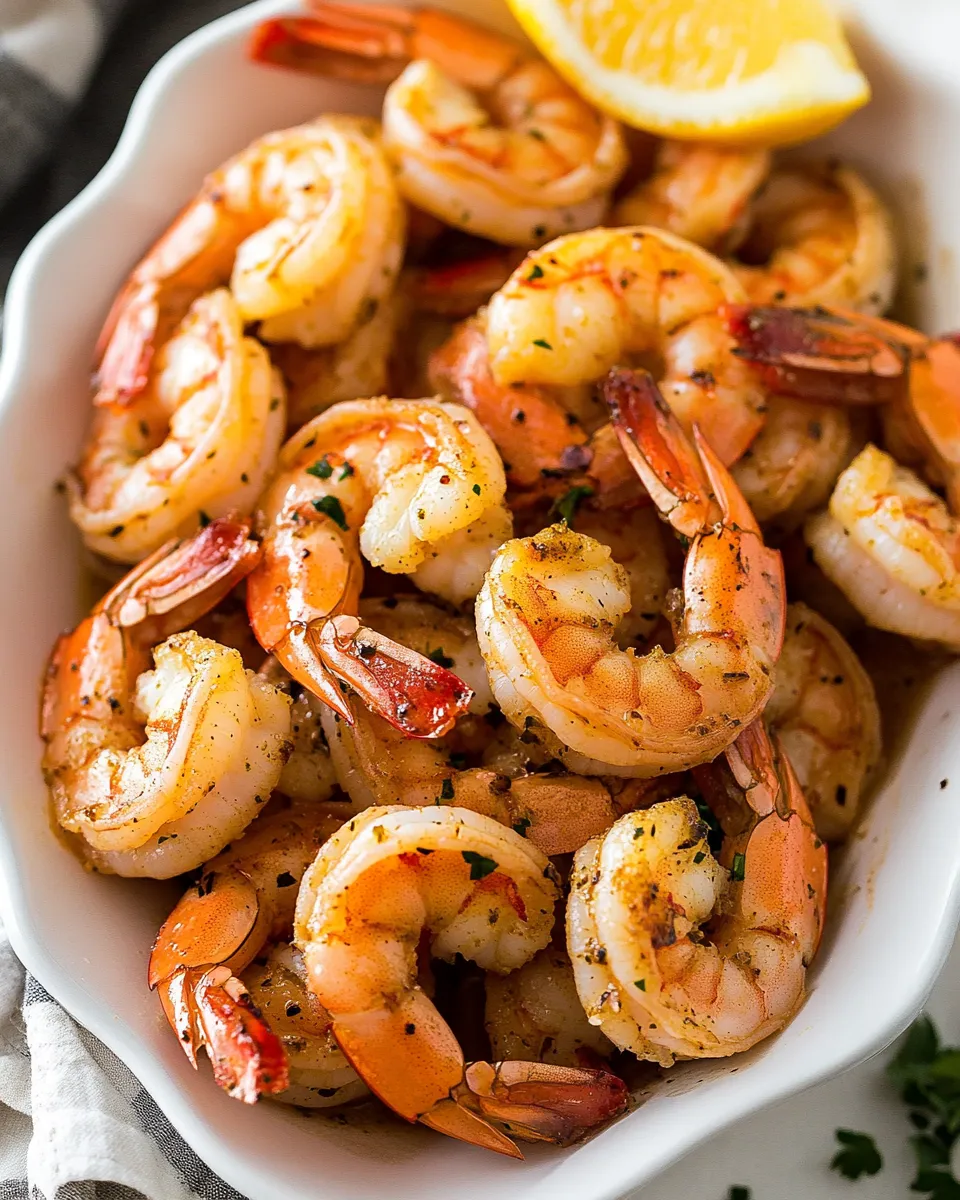 Healthy Air Fryer Garlic Shrimp Recipe picture