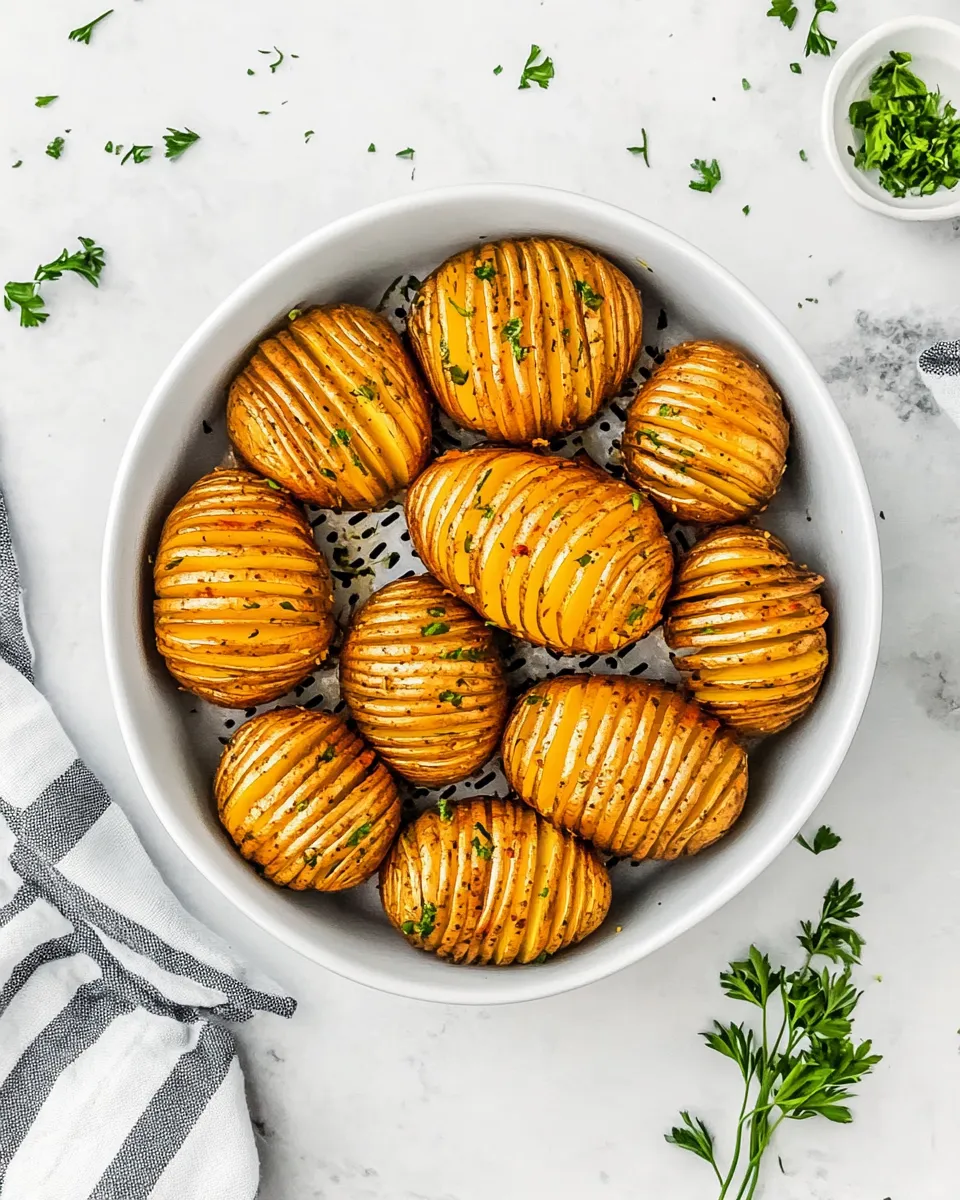 Classic Air Fryer Hasselback Potatoes image