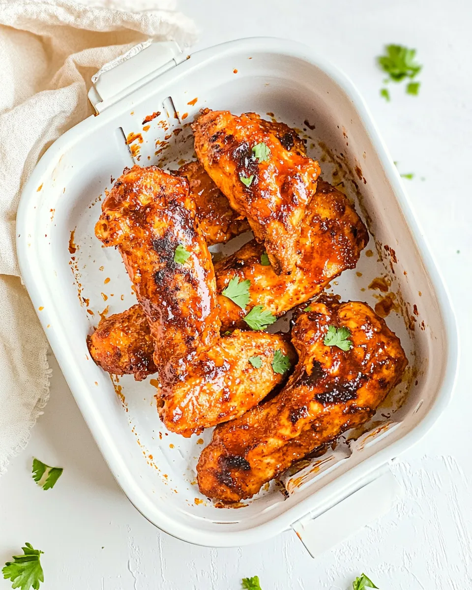 Savory Air Fryer Hot Honey Chicken recipe photo