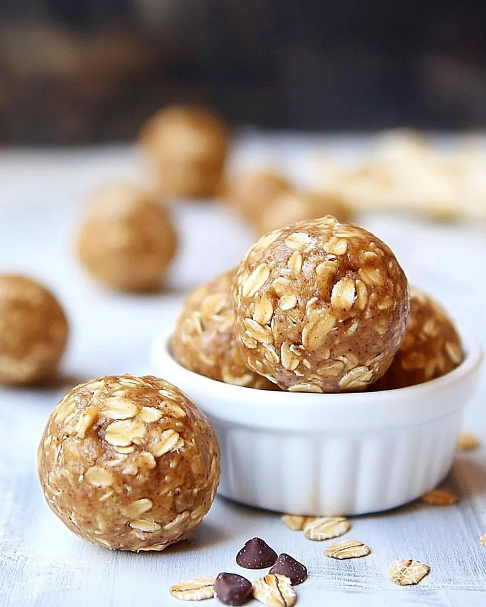 Homemade Almond Butter Oat Balls photo