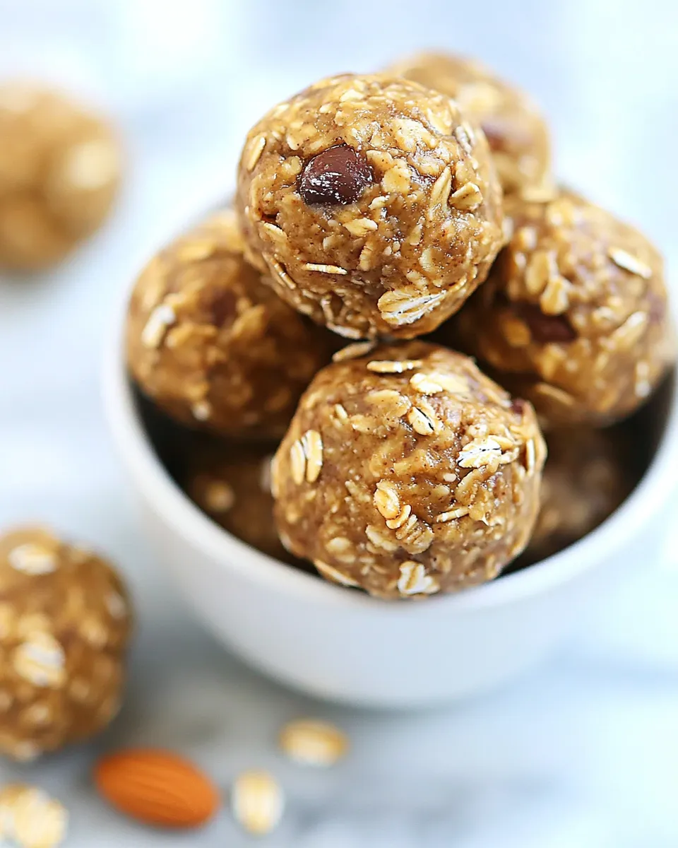 Classic Almond Butter Oat Balls image