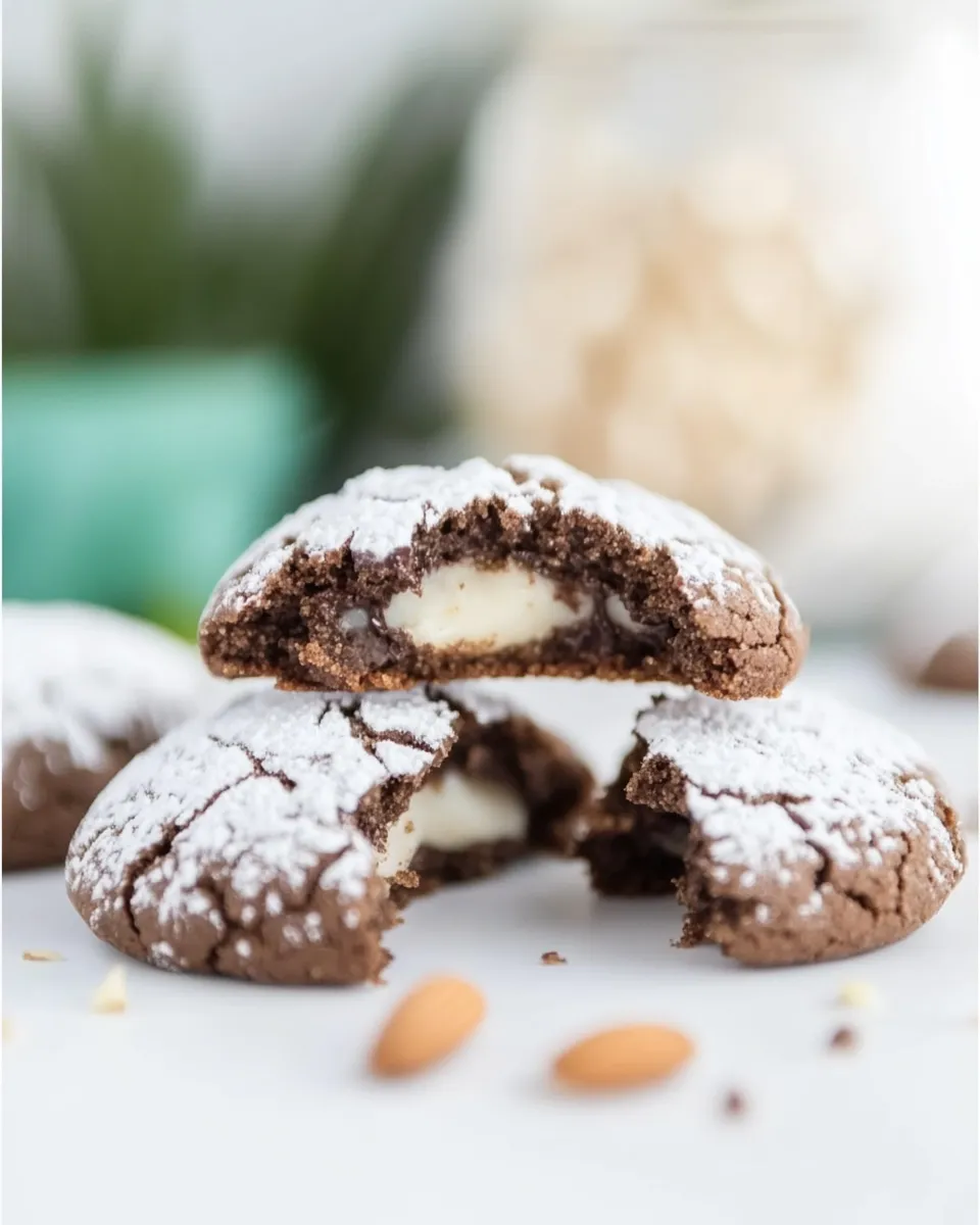 Easy Almond Chocolate Cookies recipe photo