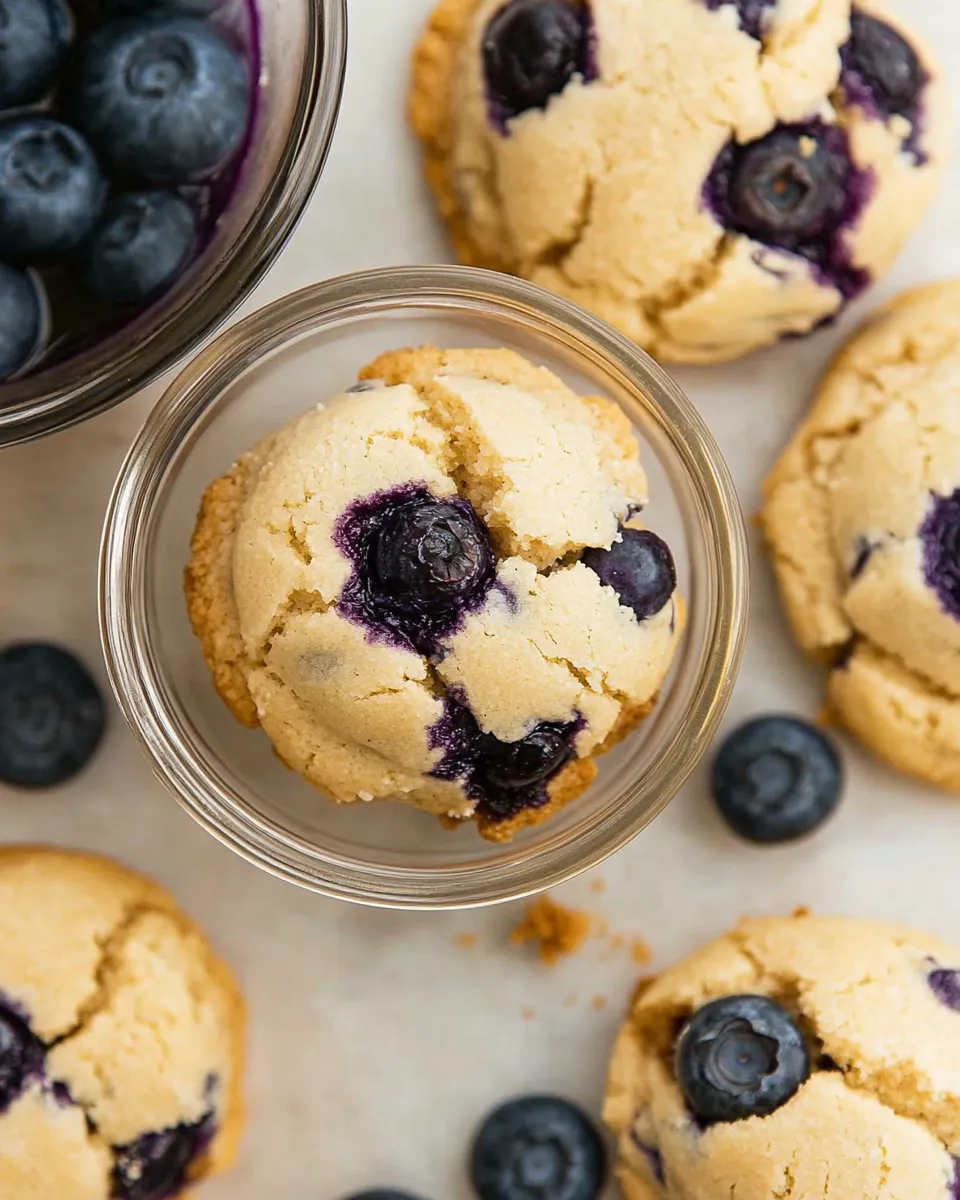 Delicious Almond Flour Blueberry Cookies image