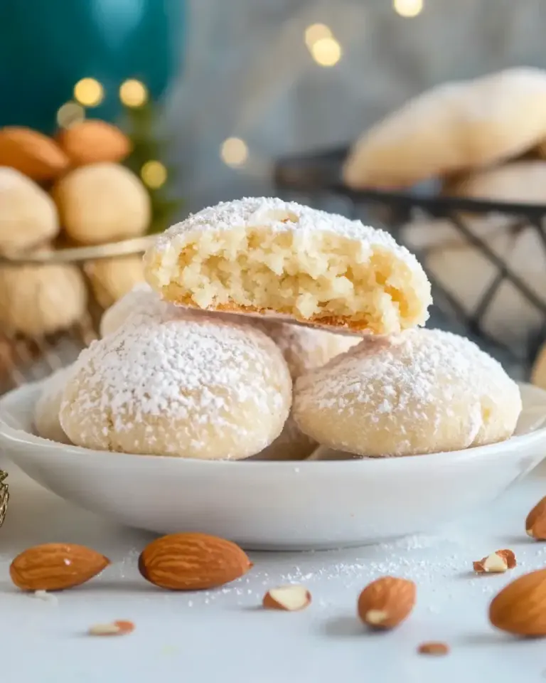 Homemade Amaretti Cookies - Italian Almond Cookies photo