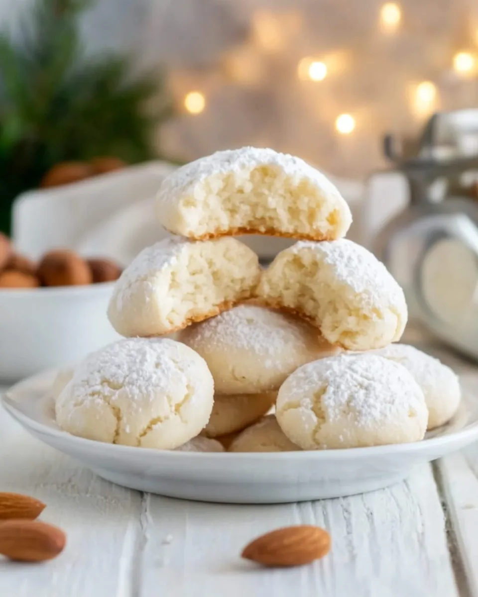 Delicious Amaretti Cookies - Italian Almond Cookies shot
