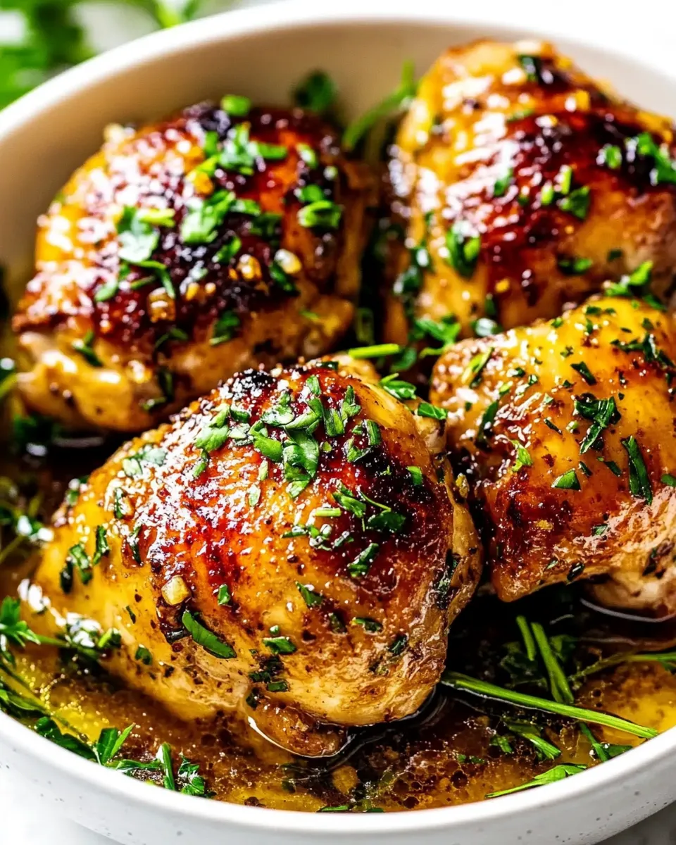 Easy Amazing Browned Butter Honey Garlic Chicken photo