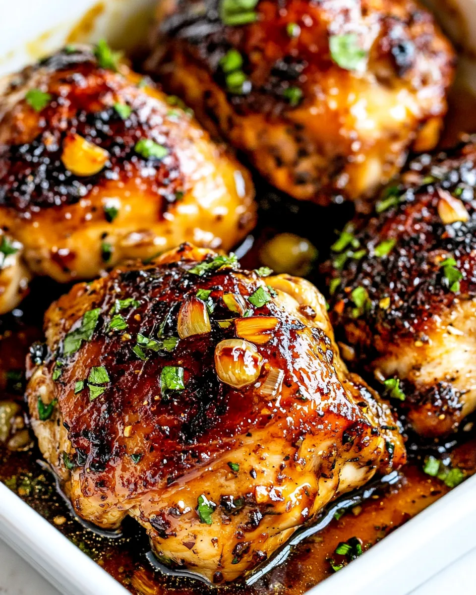 Delicious Amazing Browned Butter Honey Garlic Chicken image