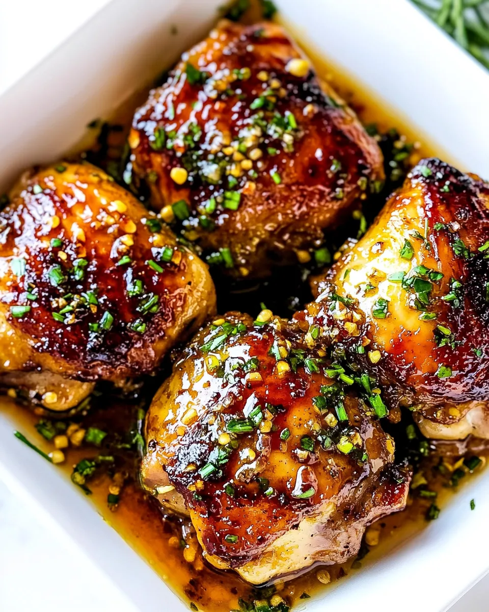 Savory Amazing Browned Butter Honey Garlic Chicken dish photo