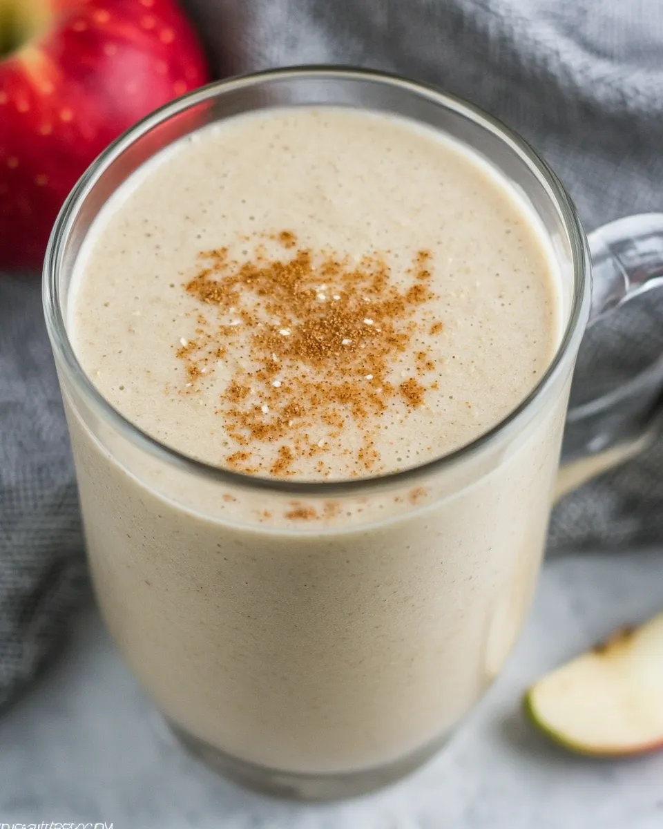Homemade Apple Oat Smoothie photo