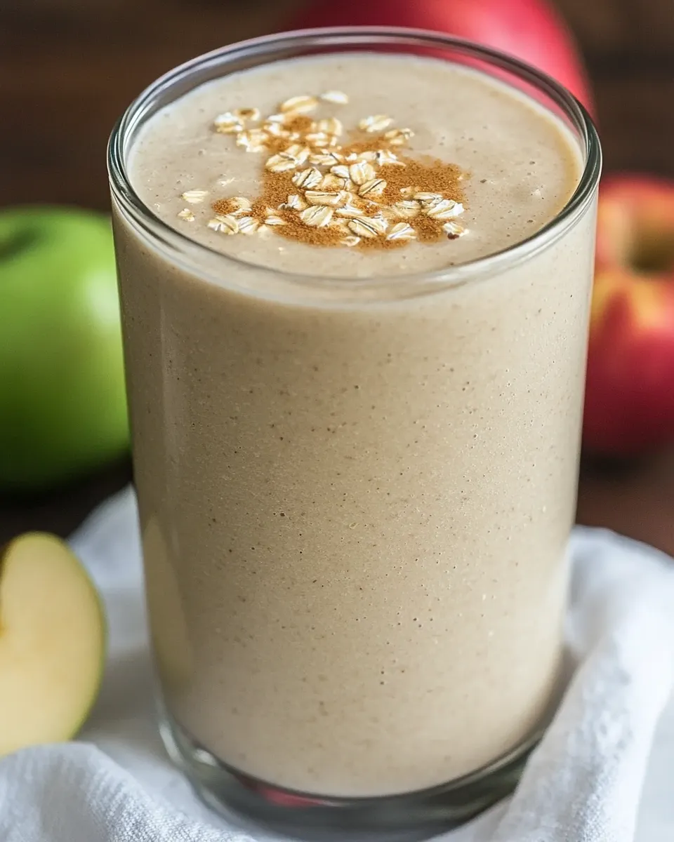 Delicious Apple Oat Smoothie shot