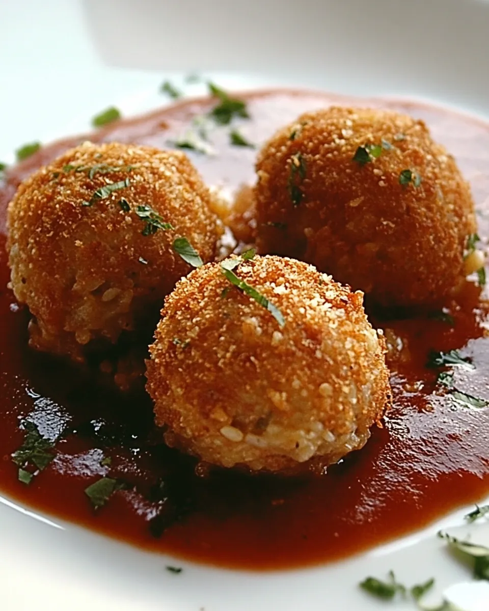 Easy Arancini: Italian Rice Balls recipe photo
