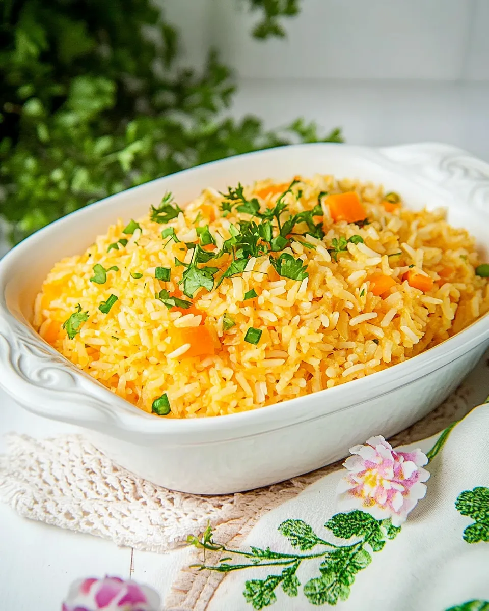 Homemade Arroz Amarillo Recipe (Dominican Yellow Rice w. Carrot & Onion) photo
