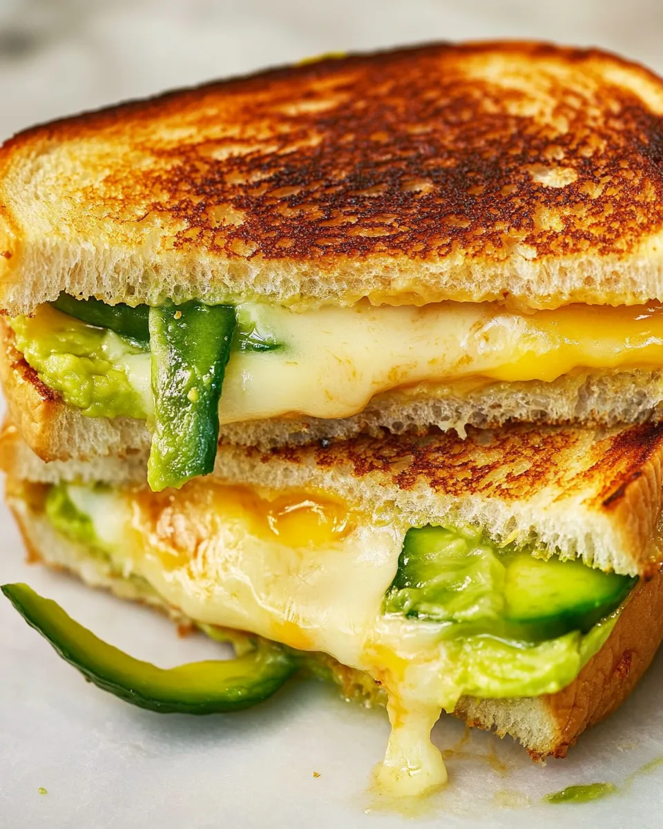 Classic Avocado Grilled Cheese Sandwich image