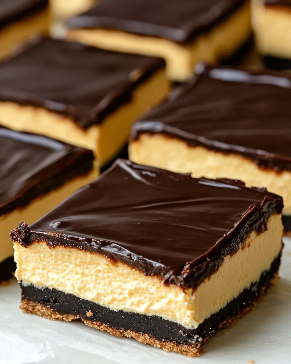 Easy Baileys Irish Cream Cheesecake Bars recipe photo