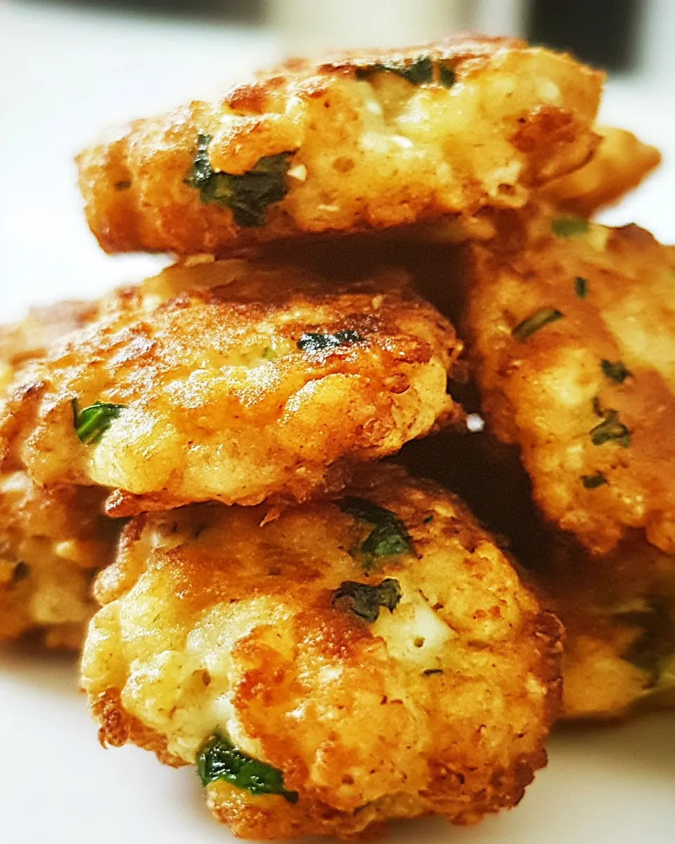 Easy Baked Cauliflower Fritters recipe photo