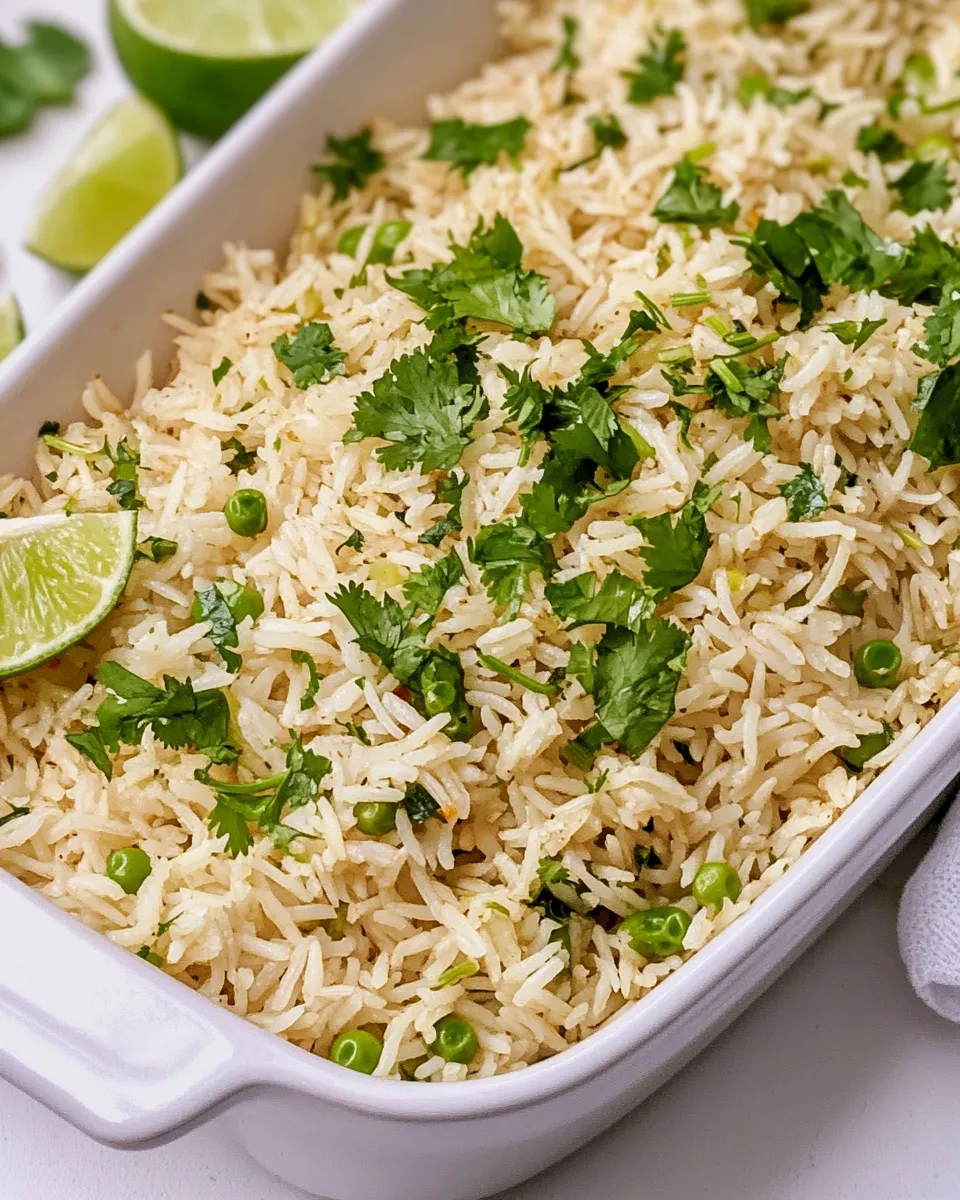Easy Baked Cilantro-Lime Rice photo
