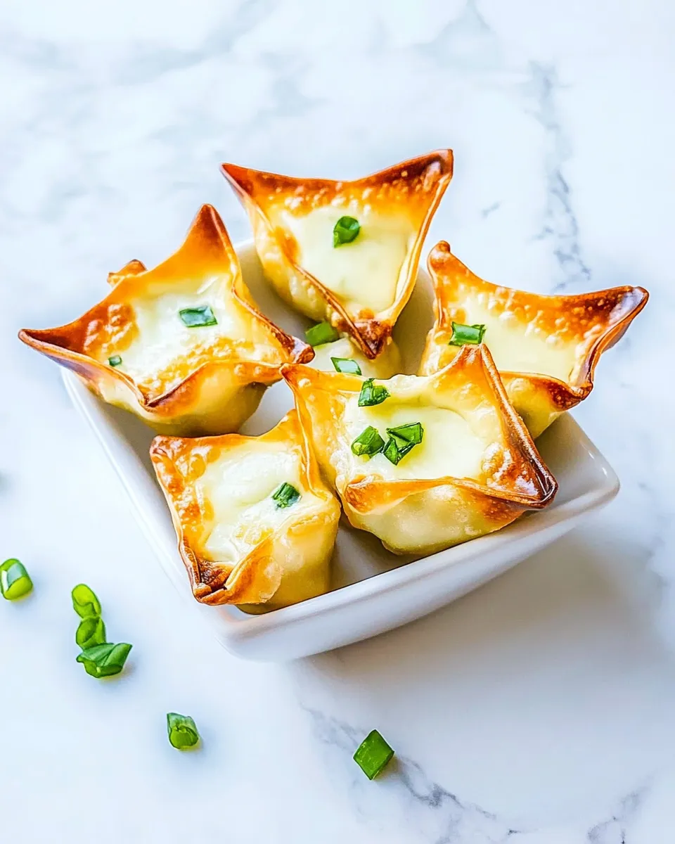 Delicious Baked Cream Cheese Rangoon image