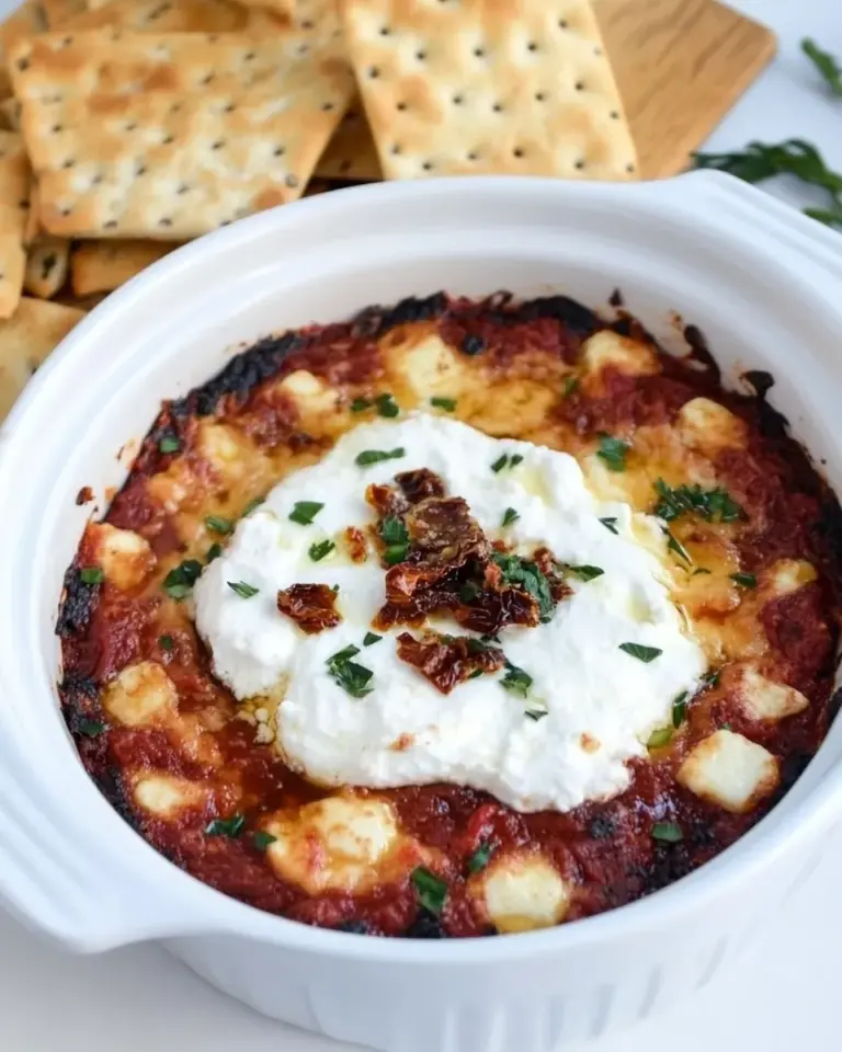 Homemade Baked Goat Cheese and Sun-Dried Tomato Dip photo