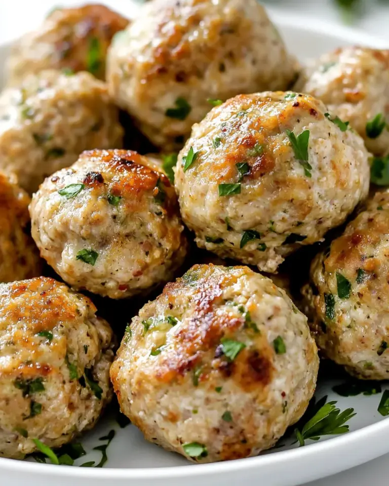 Homemade Baked Ground Turkey Meatballs photo