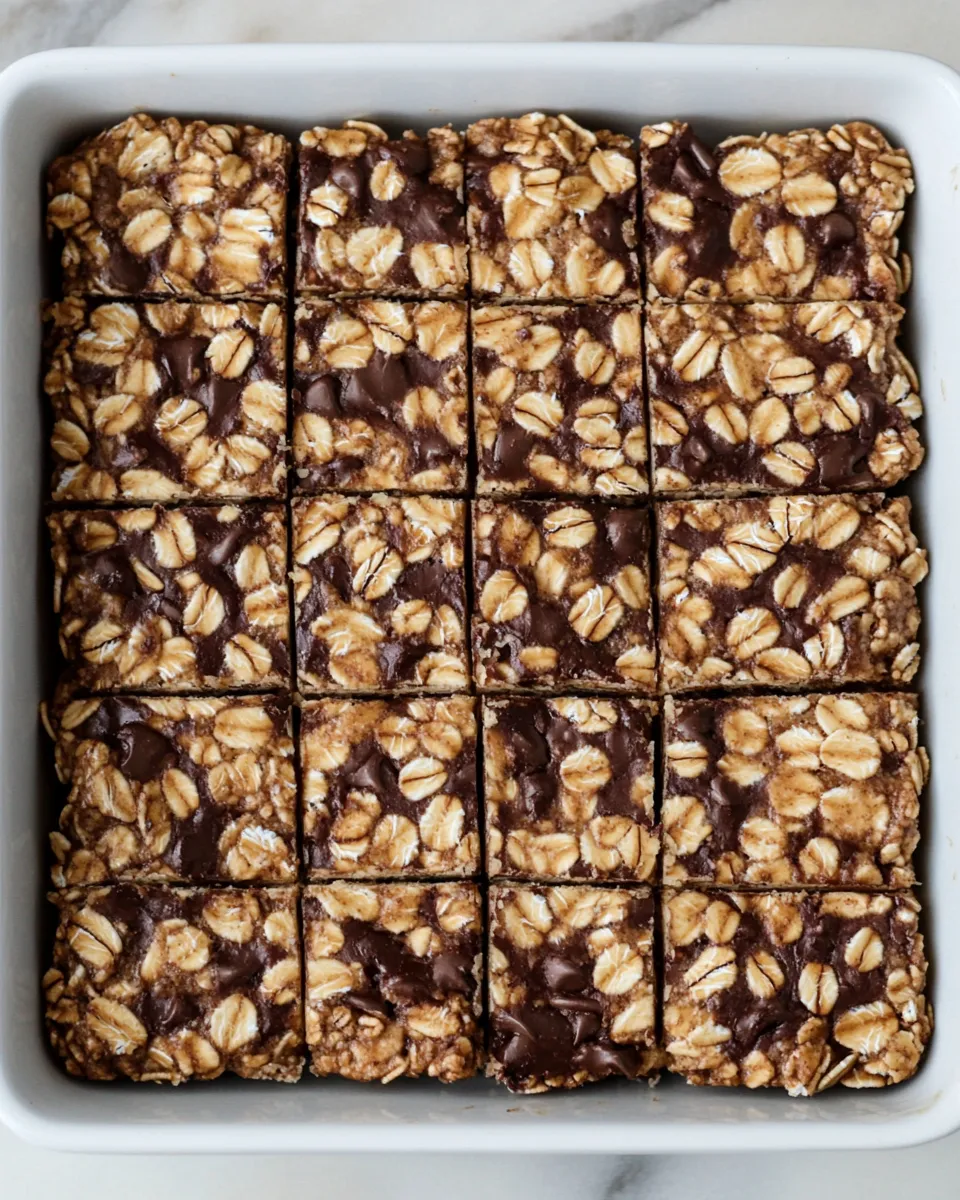Easy Baked Oatmeal Bars recipe photo